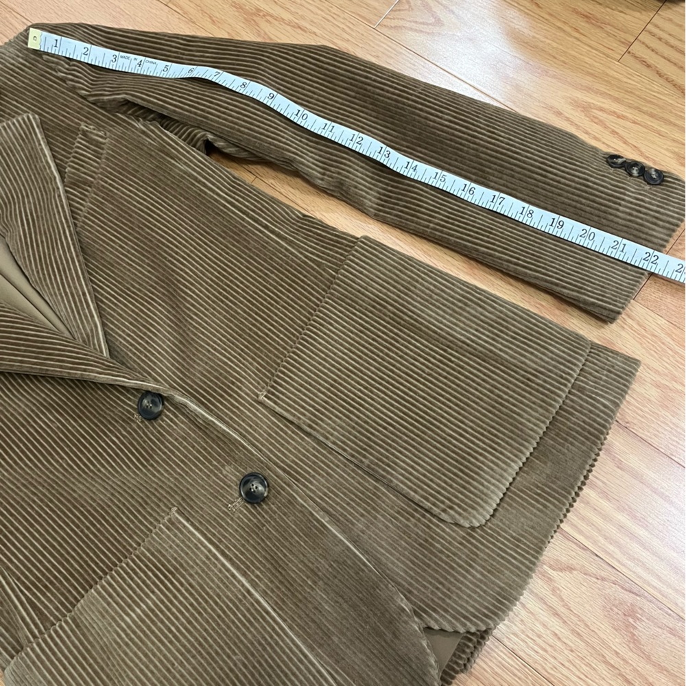 Weekend Max Mara Corduroy Tan Blazer - Picture 14 of 16